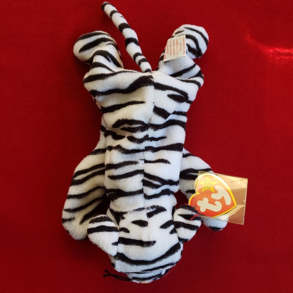 RARE TY BEANIE BABY "BLIZZARD" TIGER